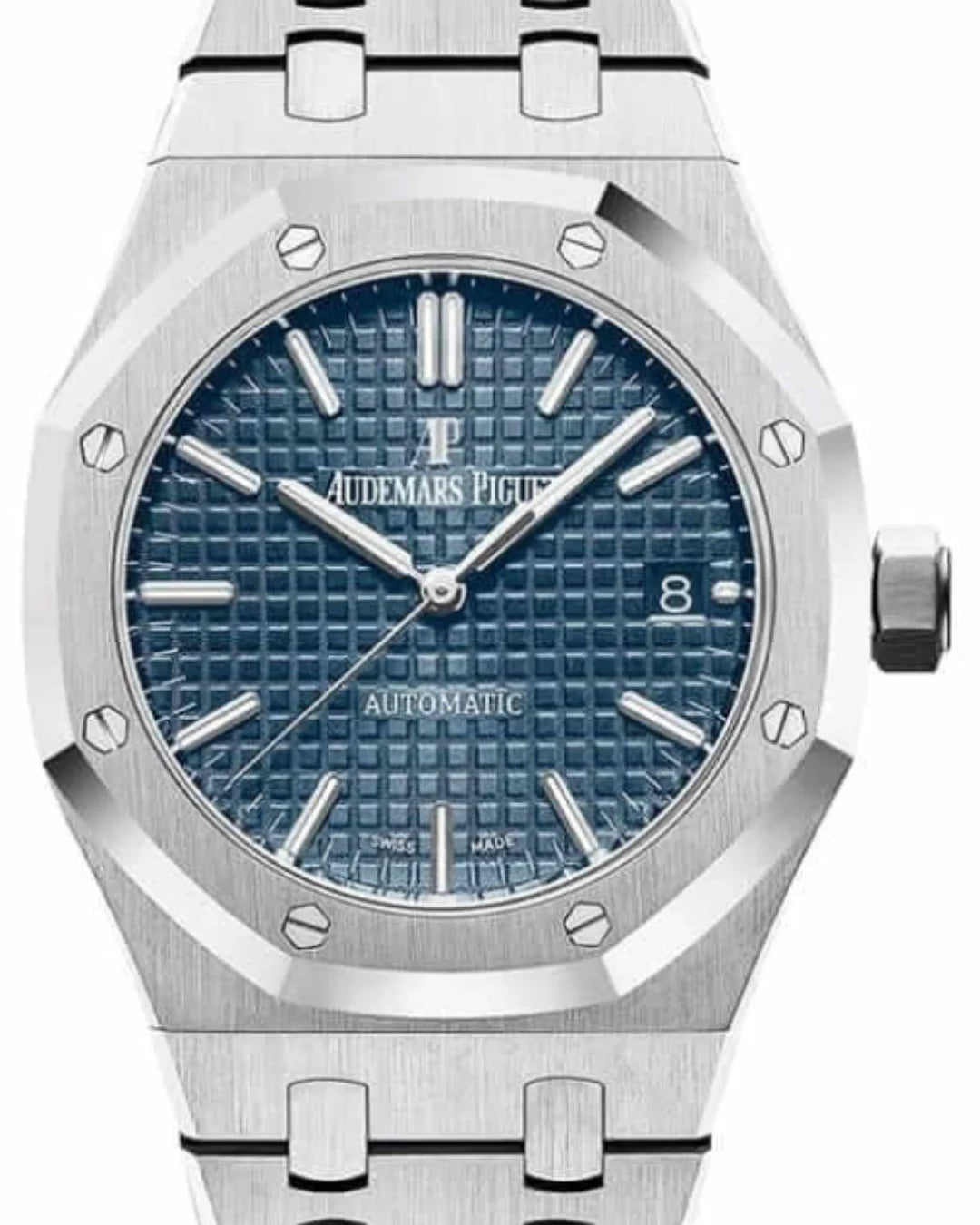 Audemars Piguet Royal Oak 15450st.oo.1256st.03 Blue Dial Watch - Wristwatch