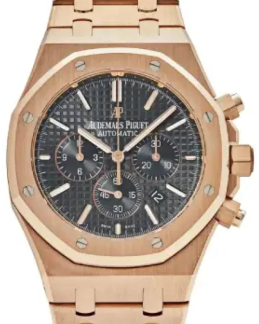 Audemars Piguet Royal Oak 26320or Rose Gold Chronograph Watch - Wristwatch