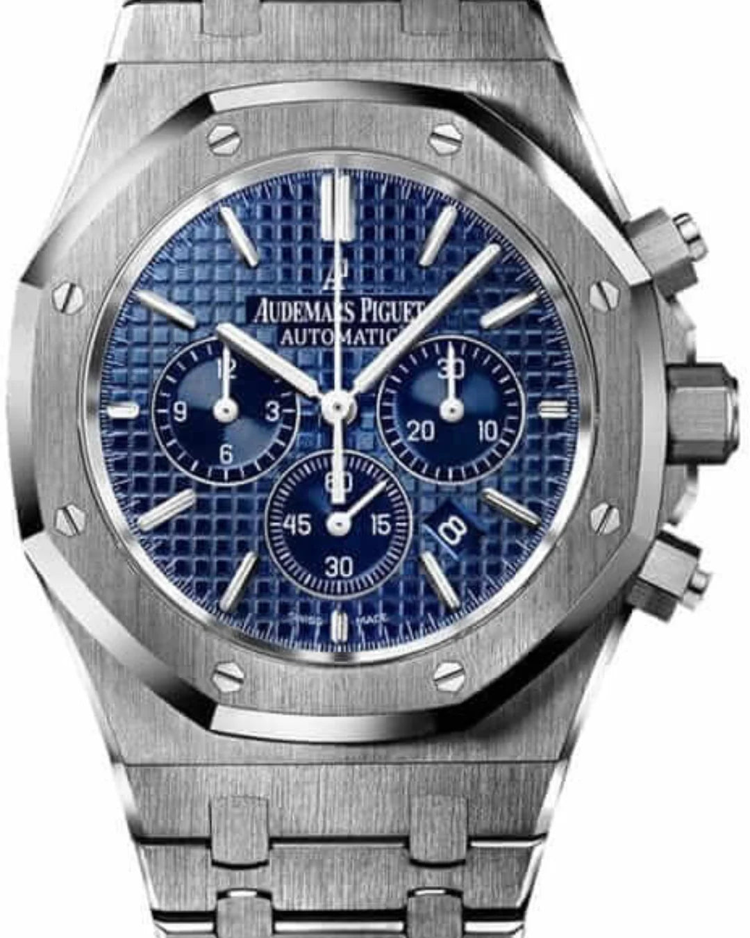 Audemars Piguet Royal Oak 26320st.o0.1220st.03 Chronograph Blue Dial Watch - Wristwatch