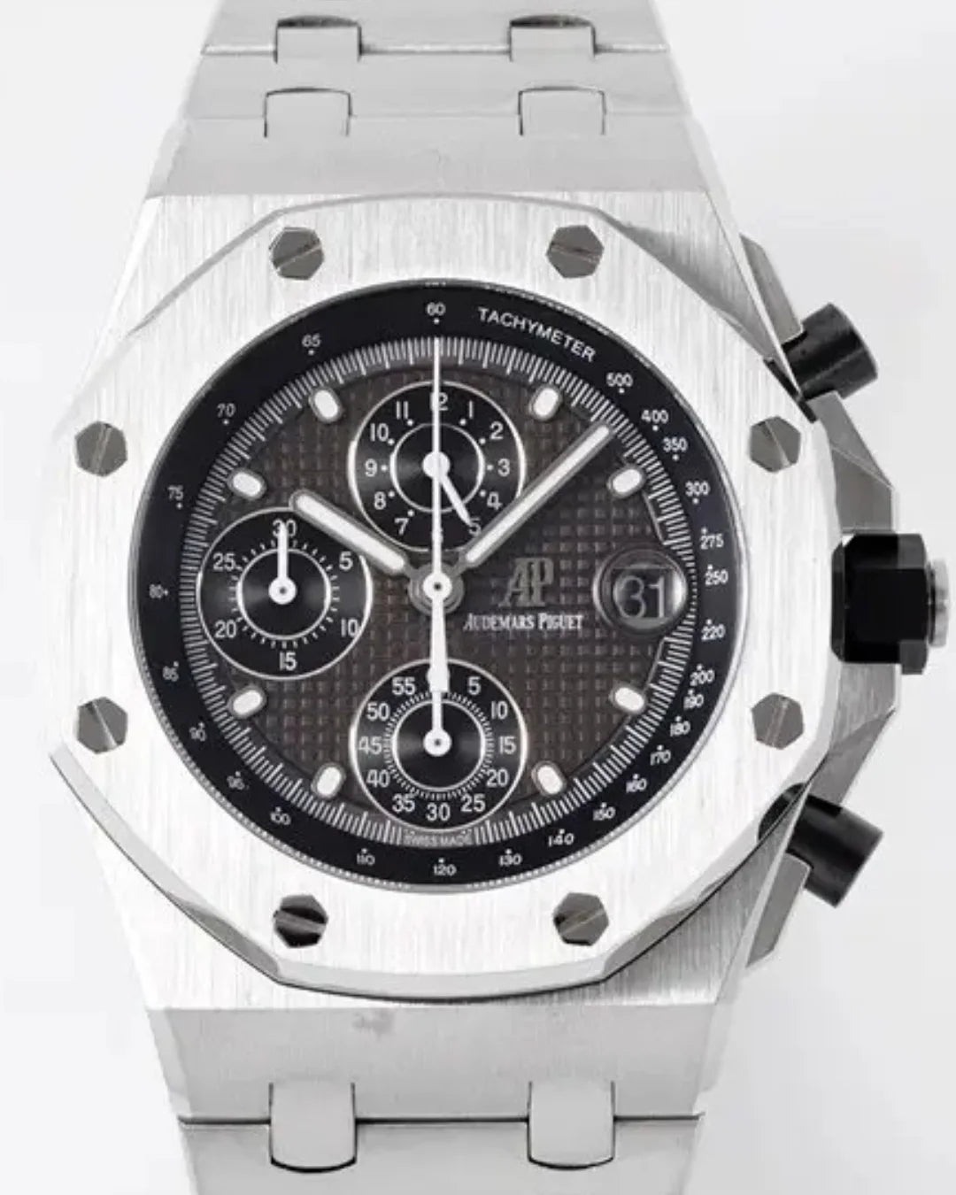 Audemars Piguet Royal Oak Offshore Silver Chronograph 25721ti.o.1000ti.01 Watch - Wristwatch