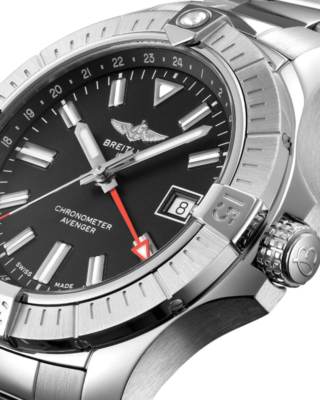 Breitling Avenger Gmt A32397101b1a1 Black Watch - Wristwatch