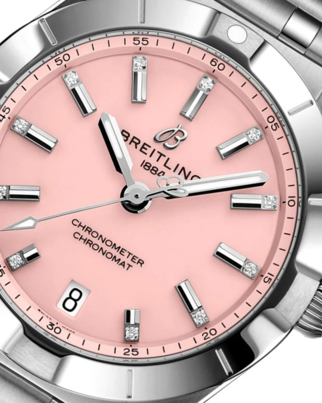 Breitling Chronomat A77310101k1a1 Pink Watch - Wristwatch
