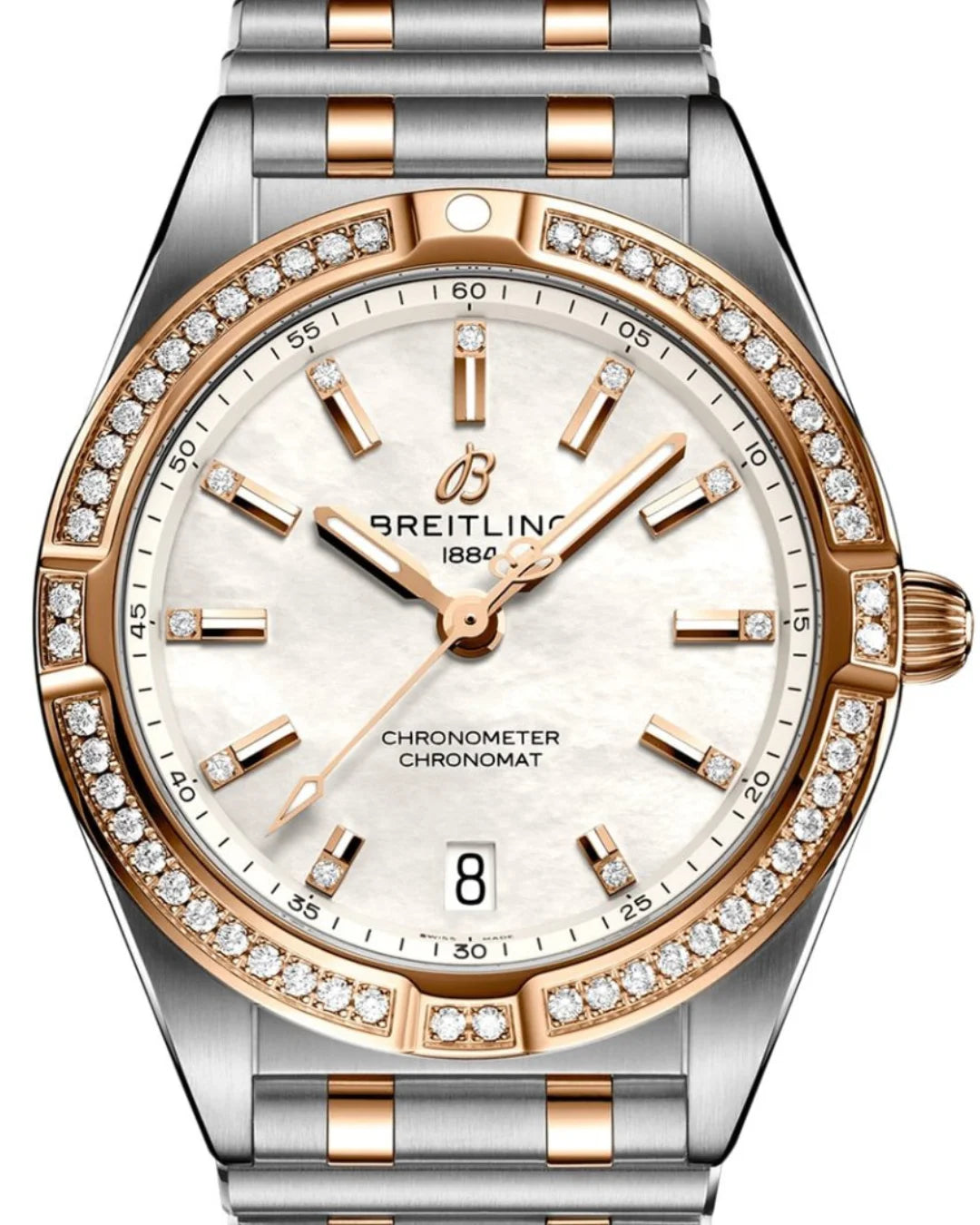 Breitling Chronomat Mother of Pearl U77310591a2u1 Watch - Wristwatch
