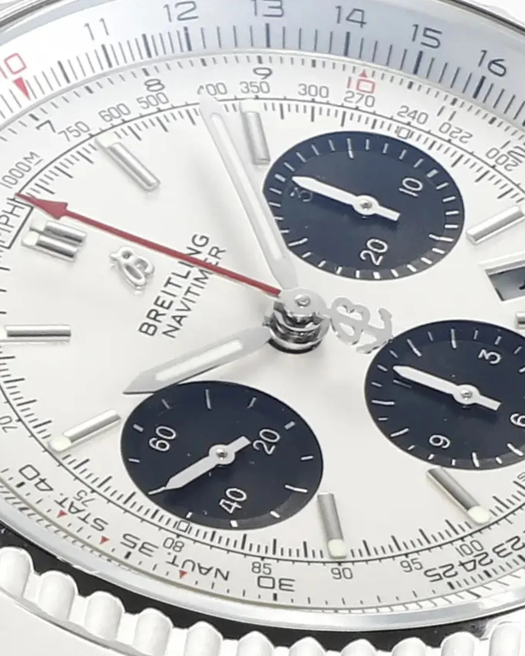 Breitling Navitimer B01 Chronograph 43 Ab0121211g1a1 Silver Watch - Wristwatch