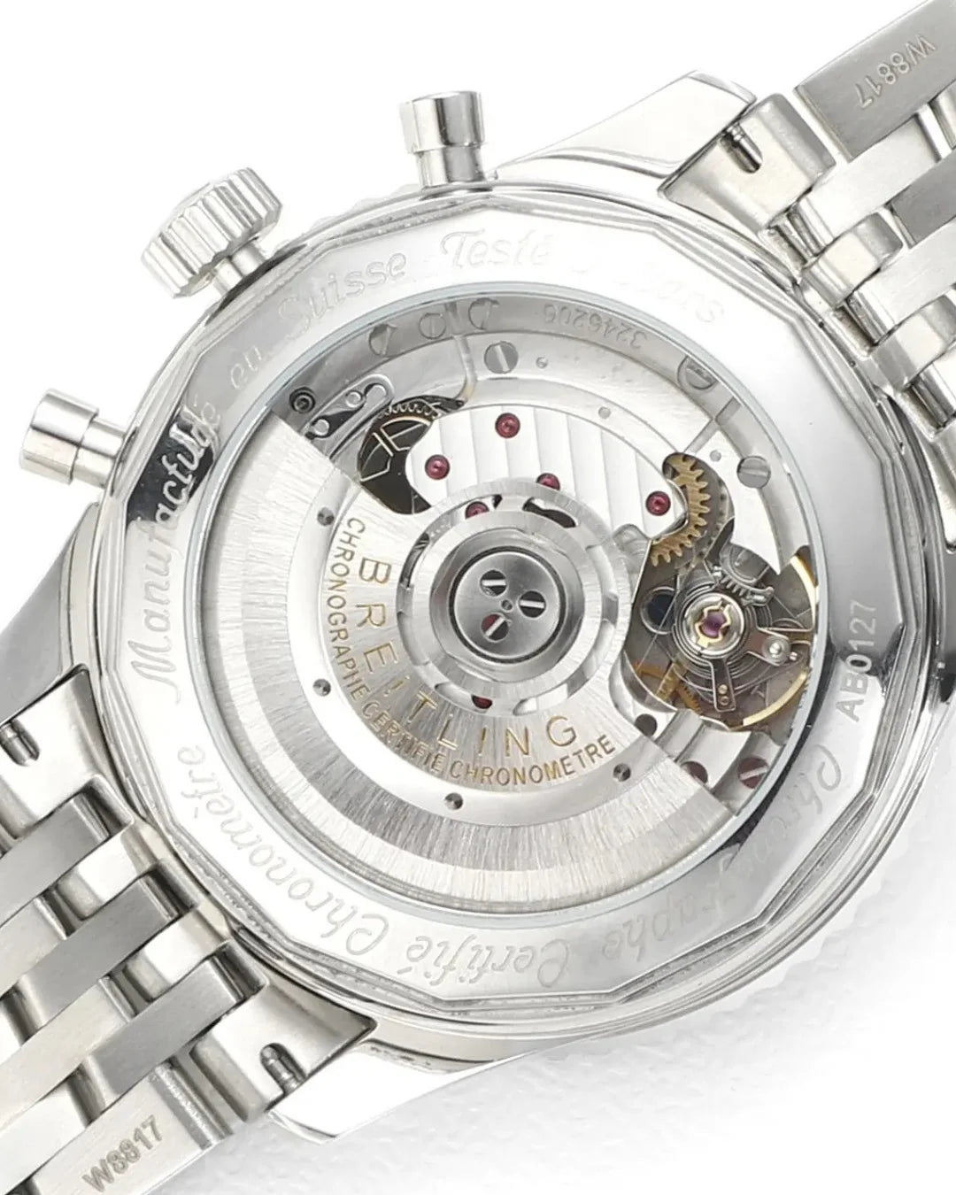 Breitling Navitimer B01 Chronograph 43 Ab0121211g1a1 Silver Watch - Wristwatch