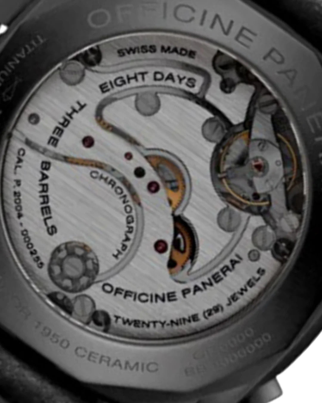 Panerai Luminor Gmt Monopulsante Ceramica Pamo0317 Watch - Wristwatch