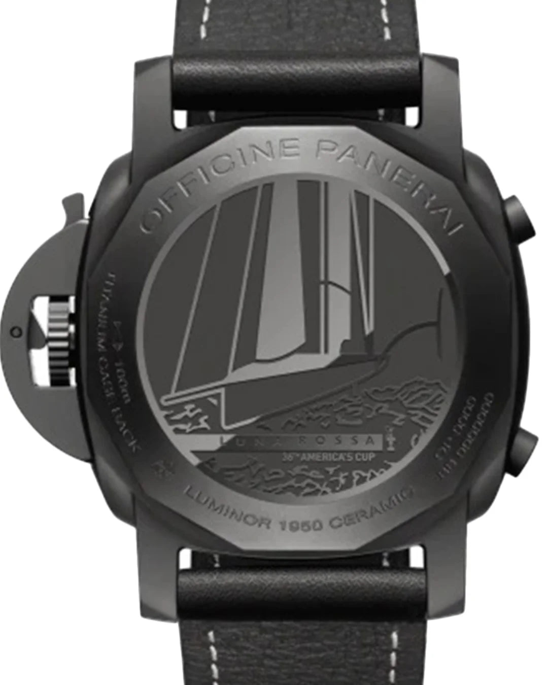 Panerai Luminor Luna Rossa Chronograph Pam01037 Watch - Wristwatch