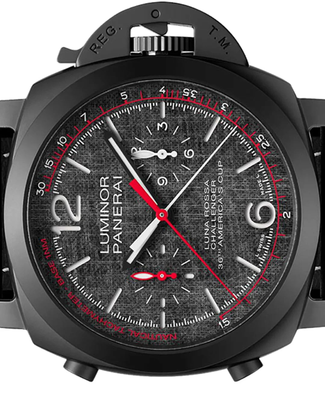 Panerai Luminor Luna Rossa Chronograph Pam01037 Watch - Wristwatch