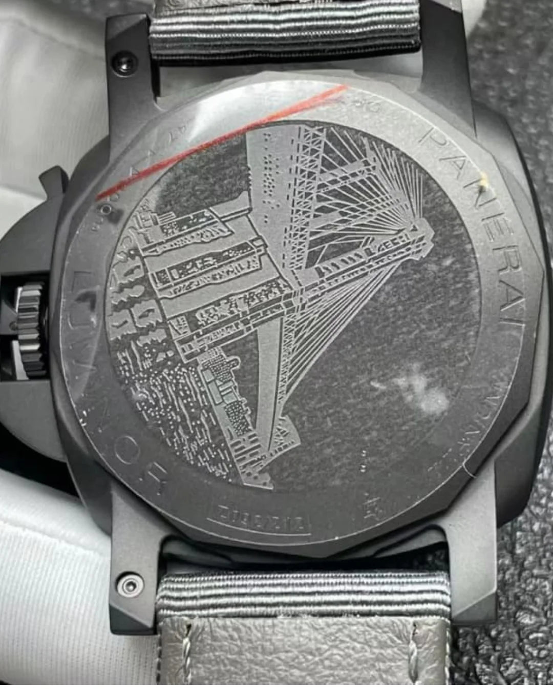 Panerai Luminor Pam01467 Grey Watch - Wristwatch