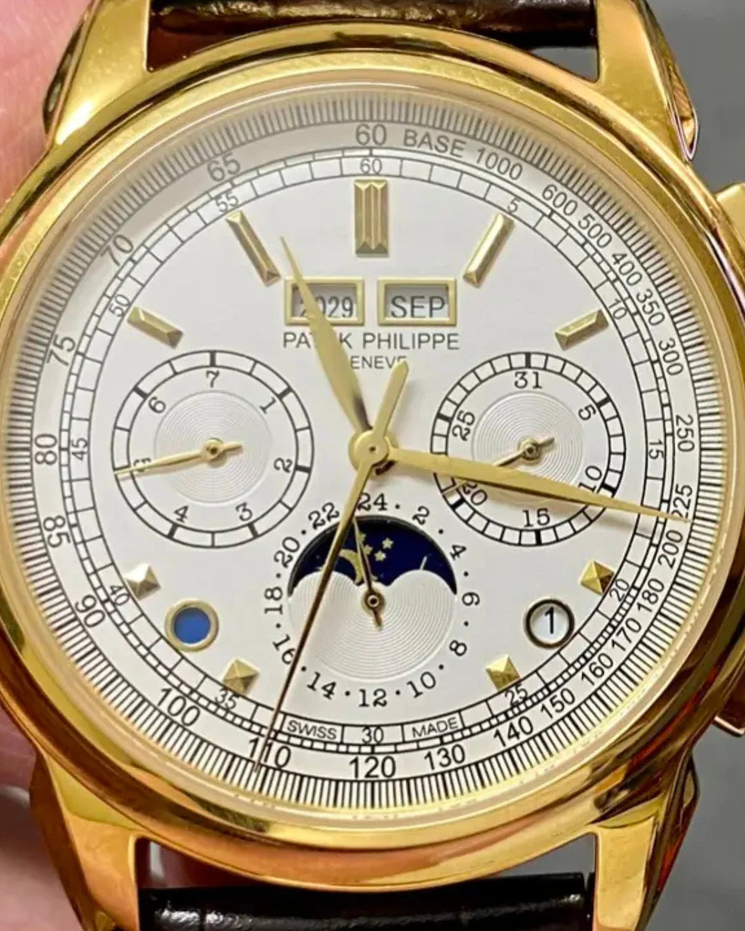 Patek Philippe Grand Complications 5970j 001 Gold Chronograph Watch - Wristwatch