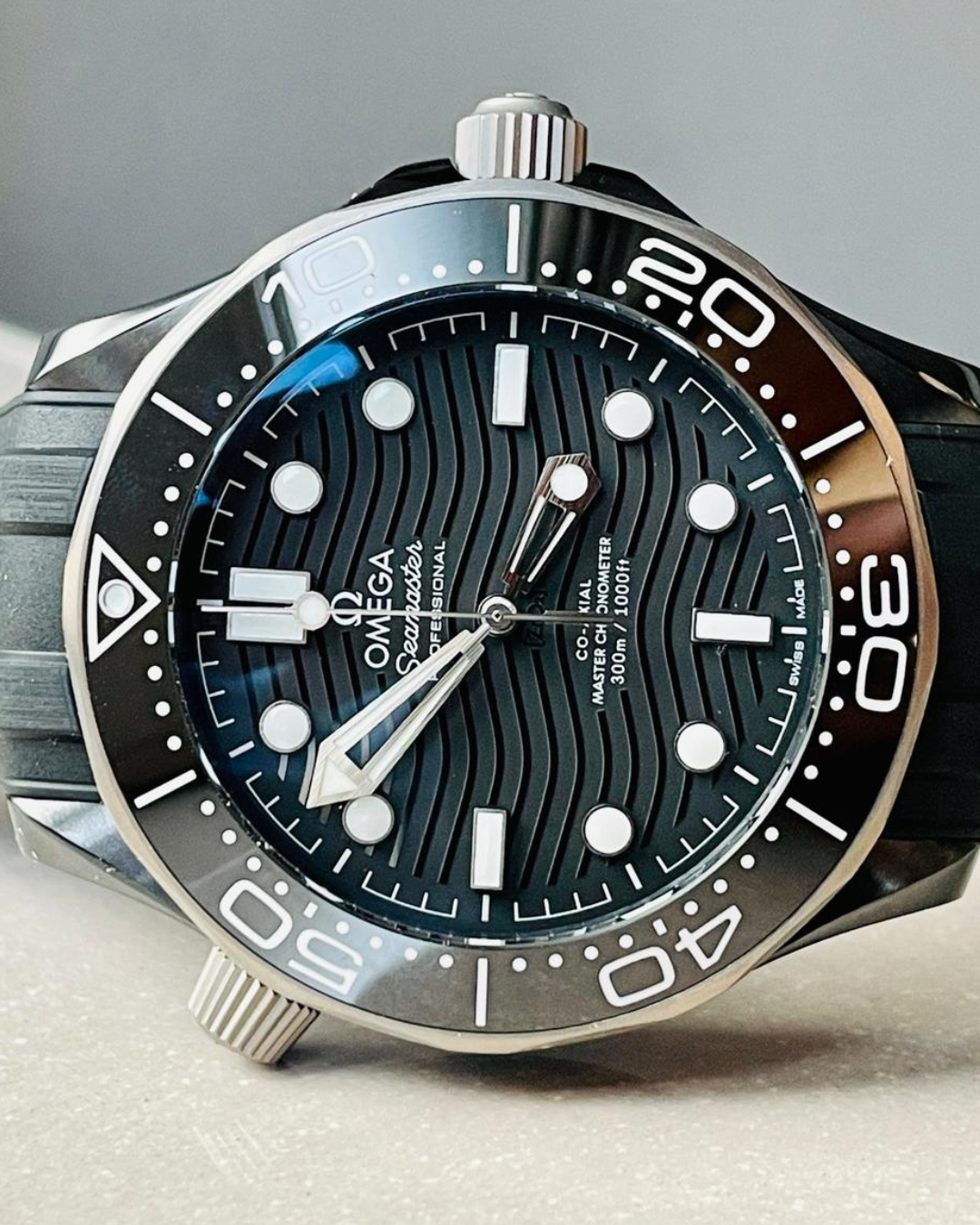 Omega Seamaster Diver 300M 43.5mm Super Watch Mod Black 8806