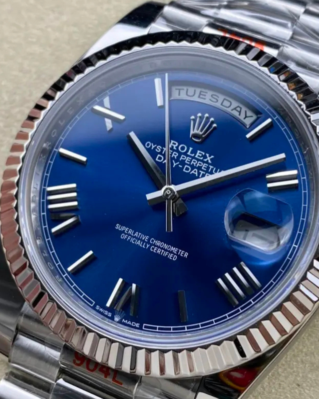 Day-Date SC 228239 Blue Roman Dial