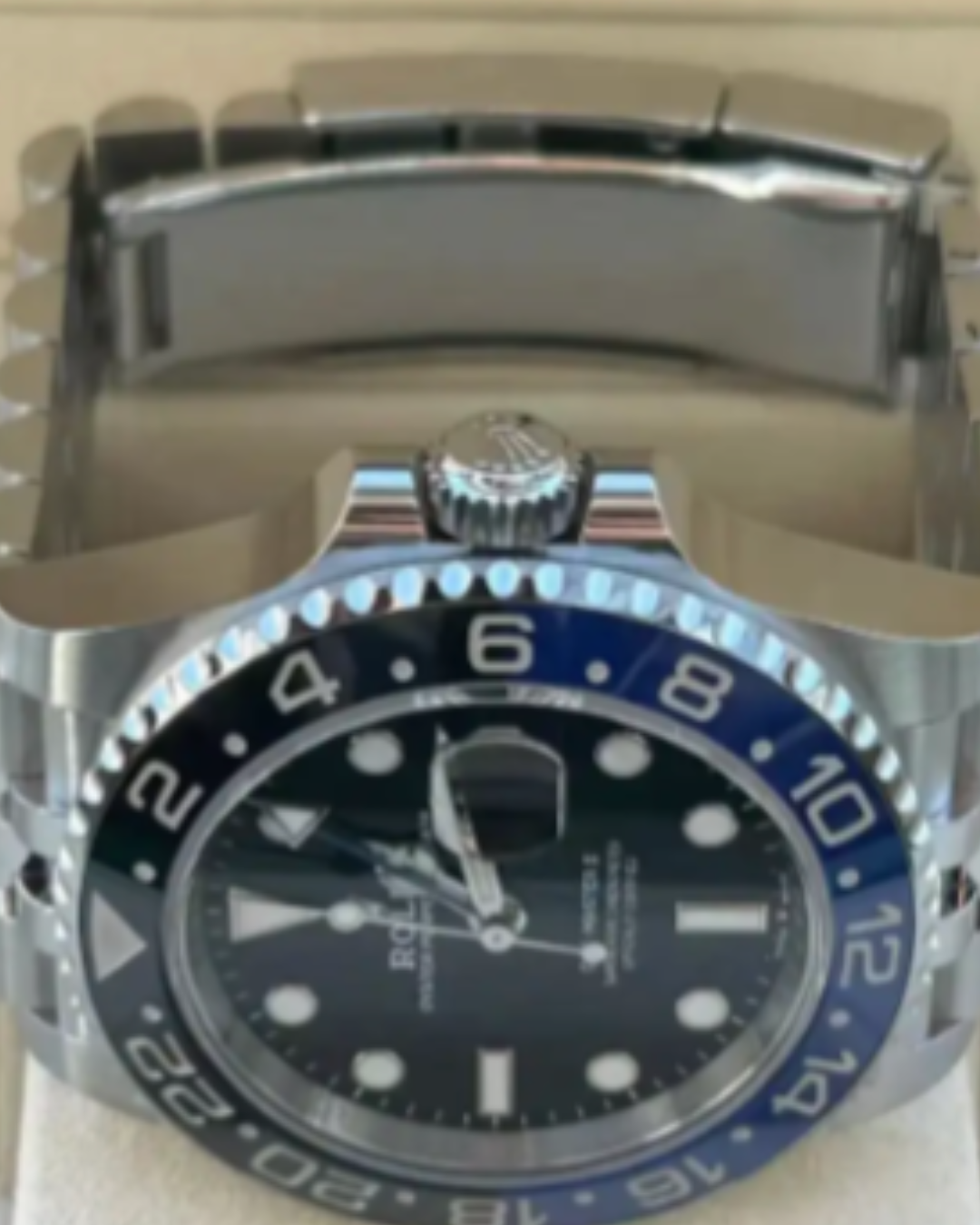 Rolex GMT Master 3285 Super Watch Mod Batman 126710BLNR