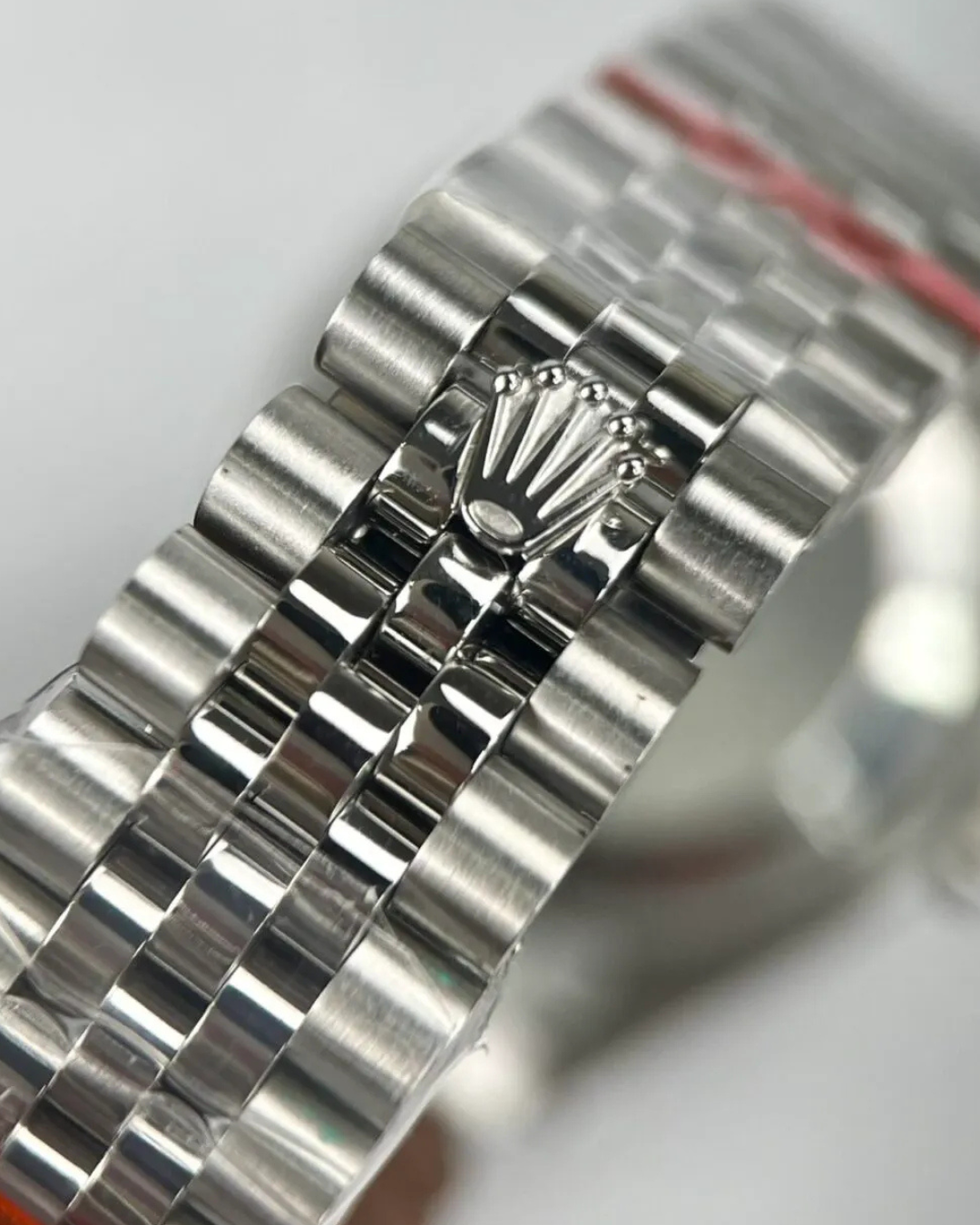 Datejust Watch Mod Mother Of Pearl Dial White Ladies Crown Edition