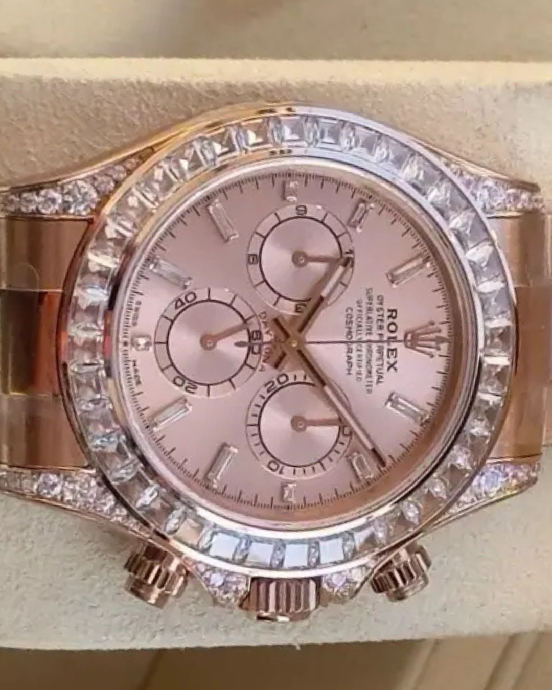 Daytona SC Pink Diamond 126595TBR O001 Watch