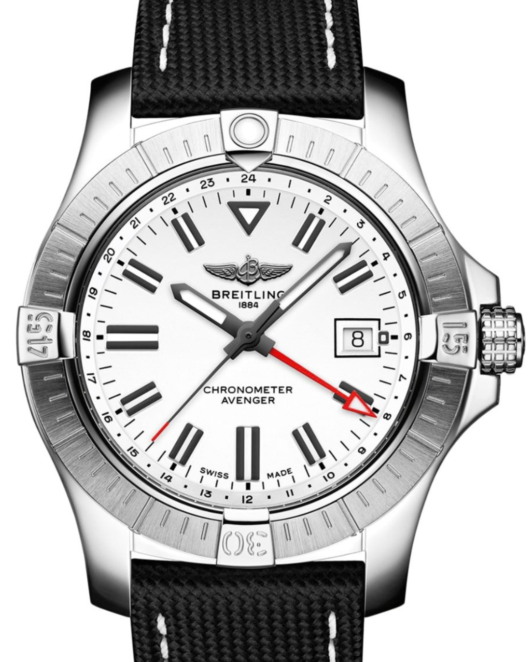 Avenger GMT A32397101A1X2 White Watch