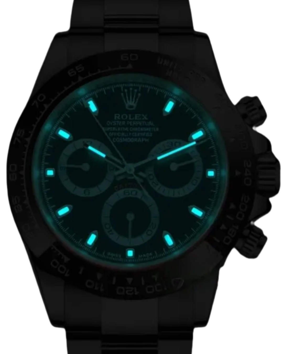 Rolex Daytona 4131 Super Watch Mod Black 126500LN