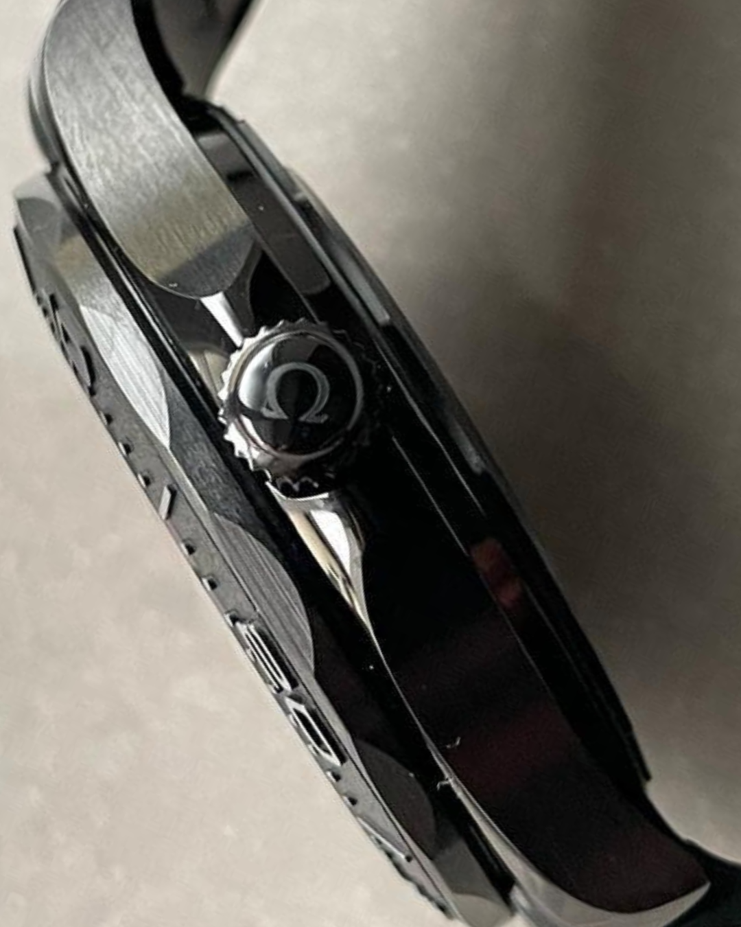 Omega Seamaster Diver 300m Ghost Super Watch Mod Black