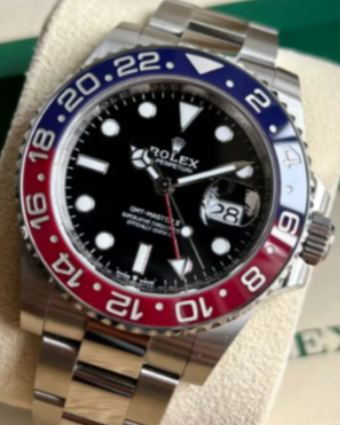 Rolex GMT Master 3285 Super Watch Mod Pepsi 126710BRLO