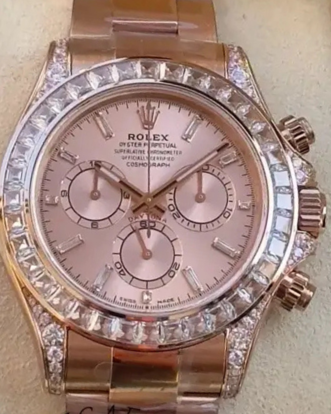 Daytona SC Pink Diamond 126595TBR O001 Watch