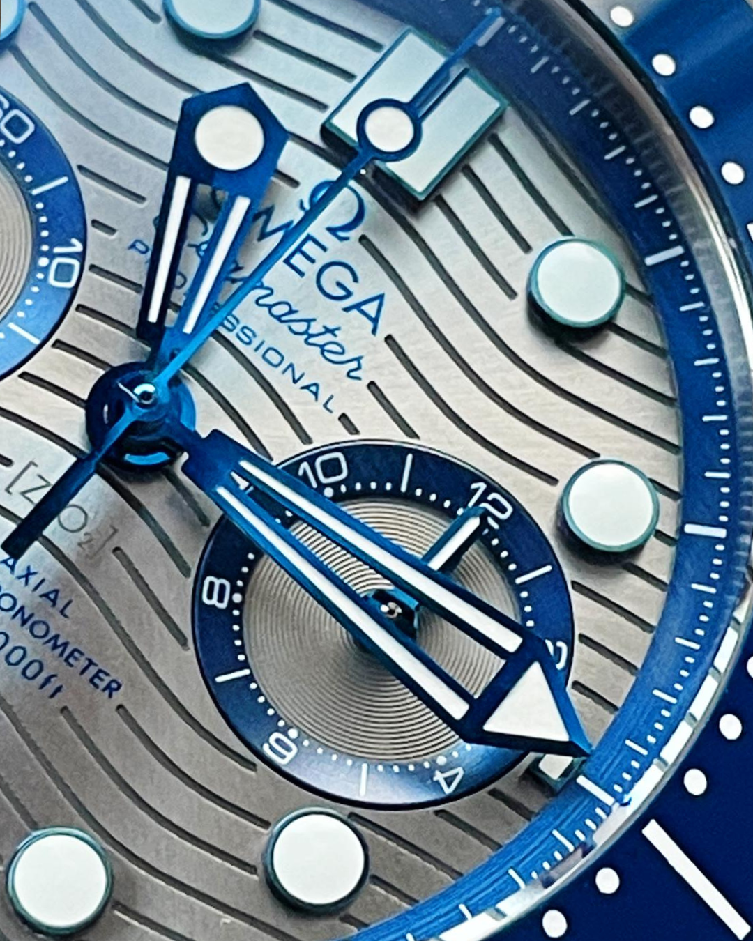 Omega Seamaster 300M Super Watch Mod Grey Dial Chronograph