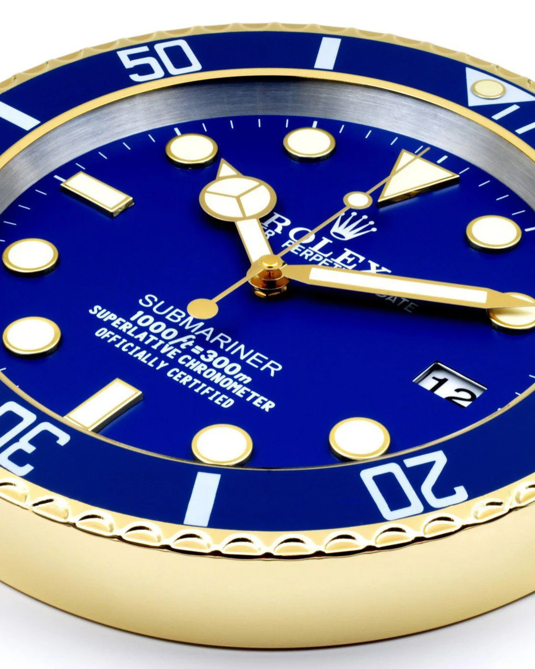 Wall Clock Submariner Blue Edition