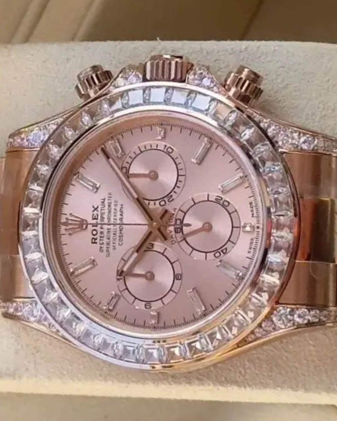 Daytona SC Pink Diamond 126595TBR O001 Watch