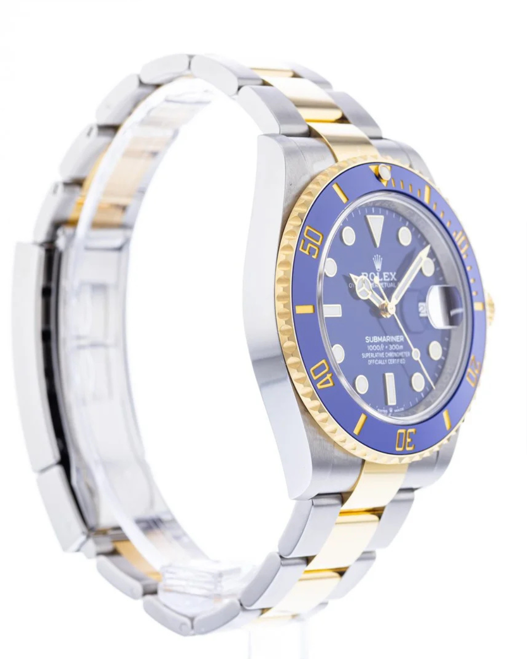 Submariner Watch Mod Two Tone Blue Crown Edition