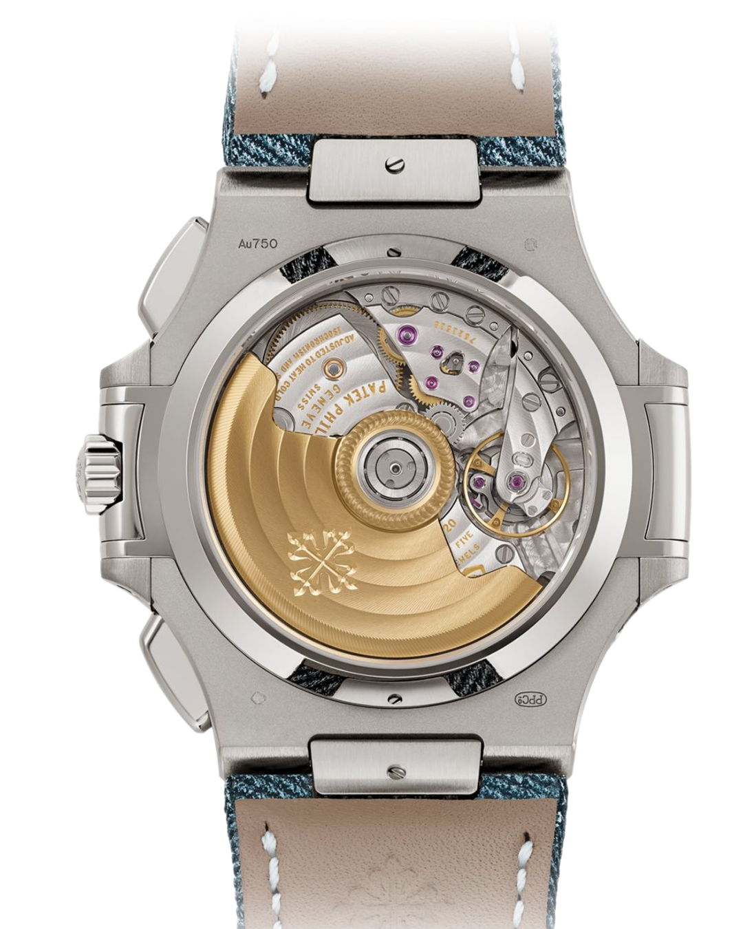 Nautilus Watch Mod Blue Philippe Chronograph Edition