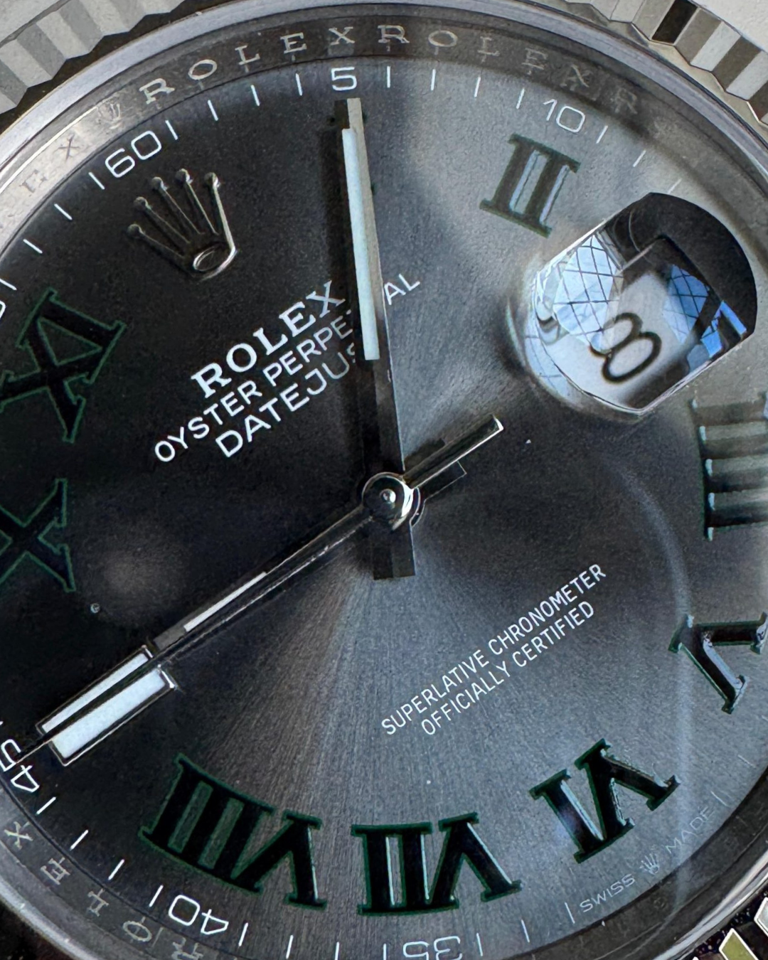 Date-just Wimbledon 41mm Super Mod 3235