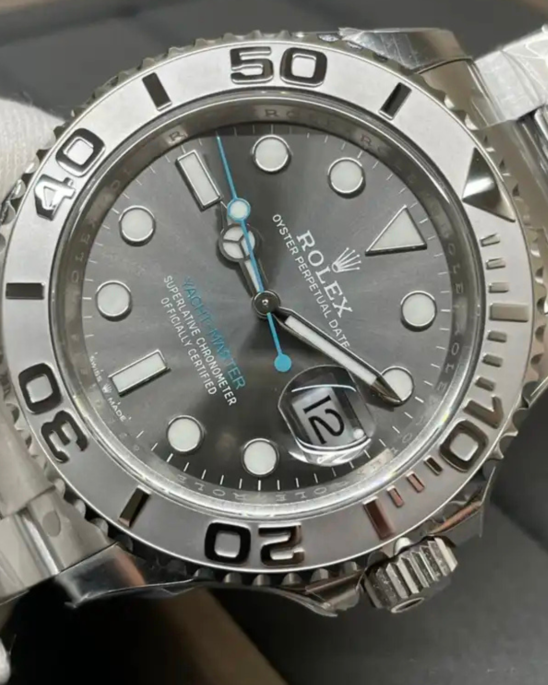 Yacht-Master Watch Mod Grey Crown Edition