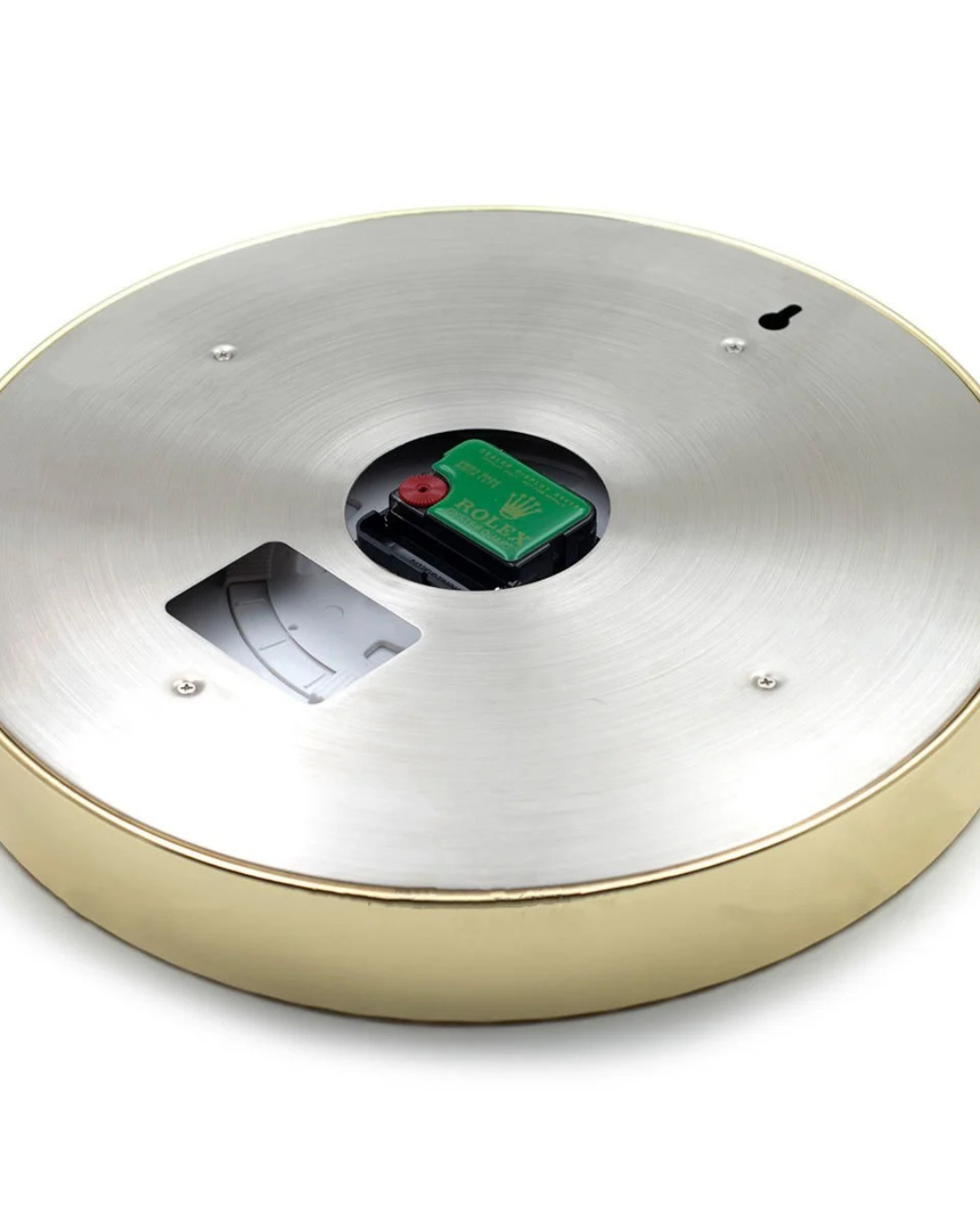 Wall Clock Daytona Black-Gold Panda Edition