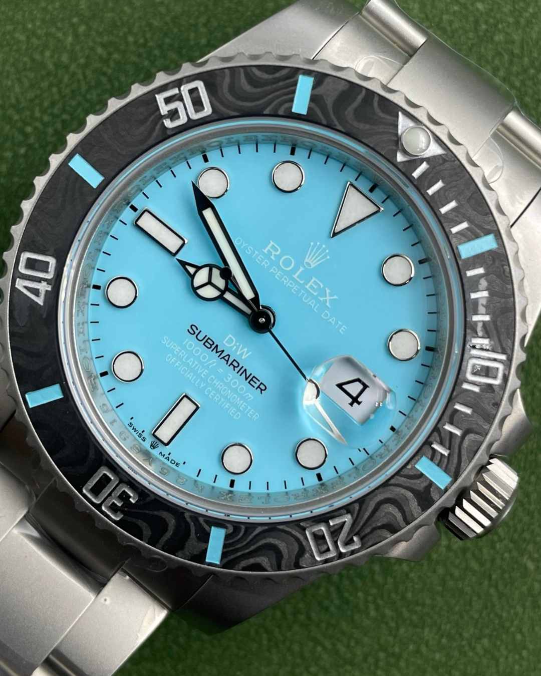 VS Submariner DIW Super Watch DLC Mod Tiffany Blue