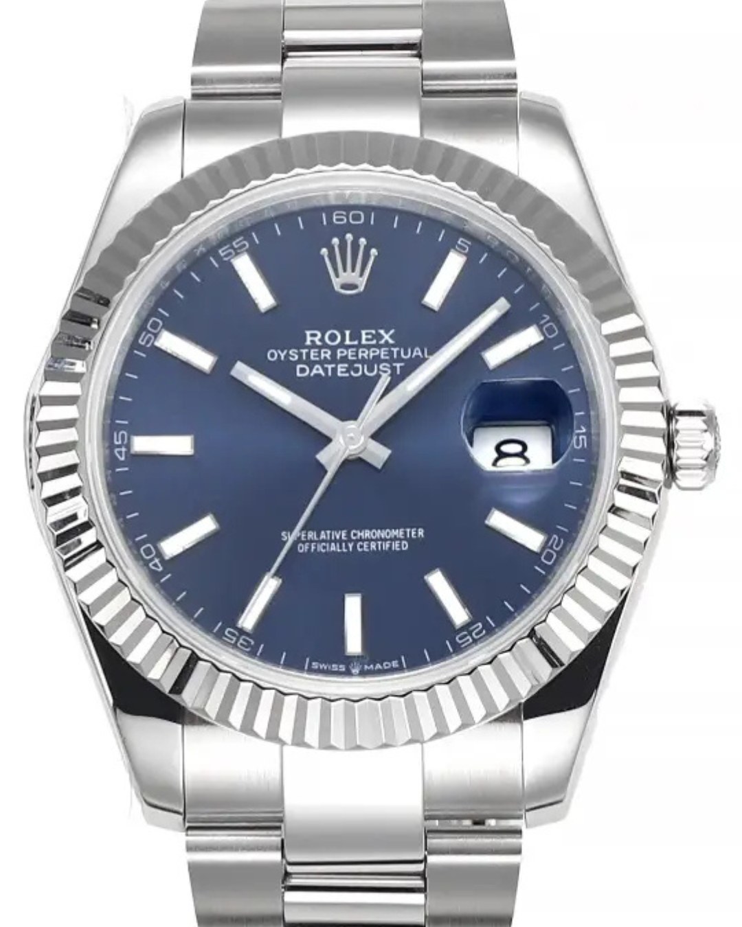 ROLEX Datejust 41 Blue Dial 126334 Watch