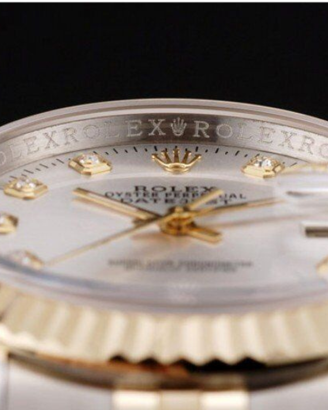 Datejust Super Watch Mod Two Tone Ladies Crown Edition