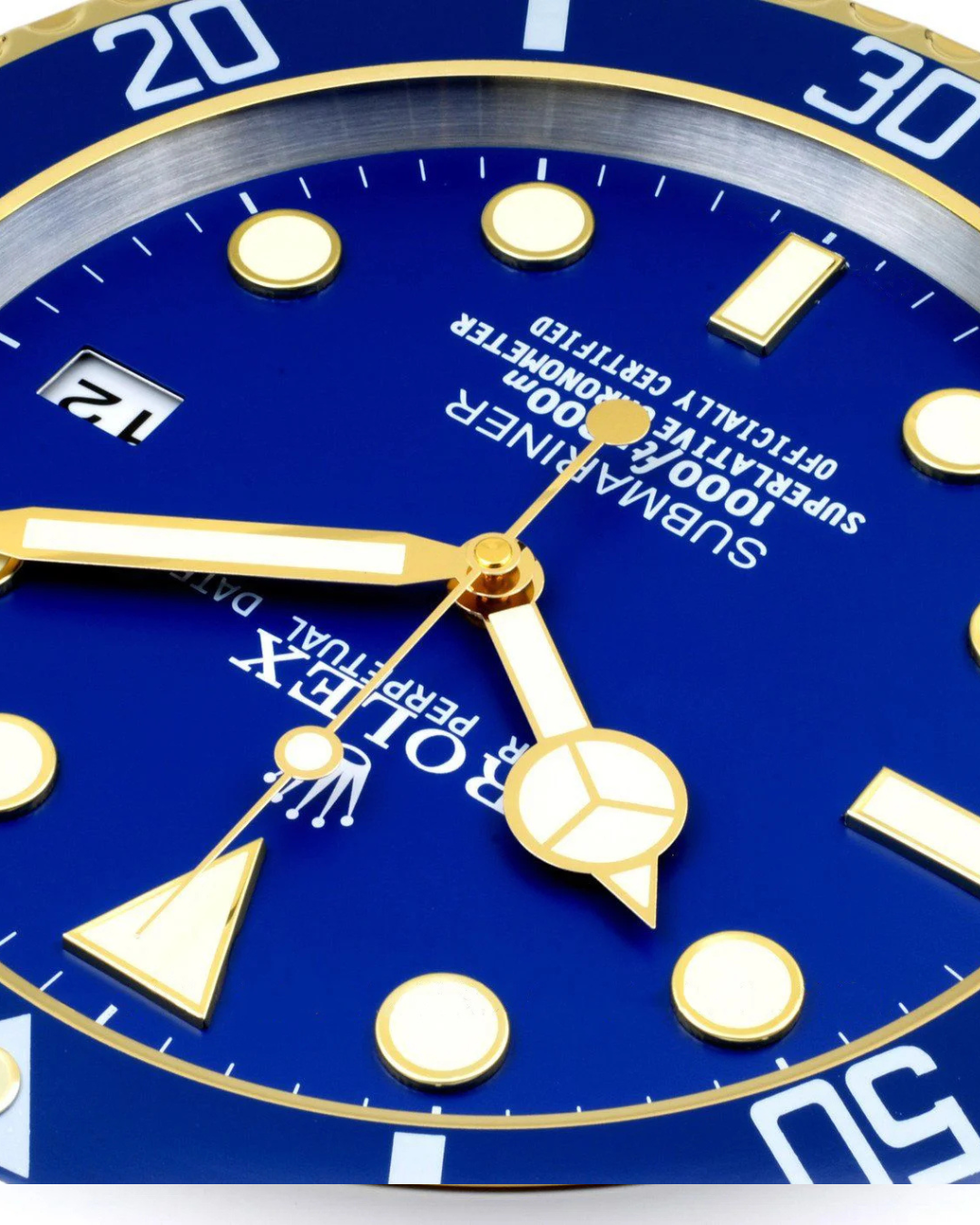 Wall Clock Submariner Blue Edition