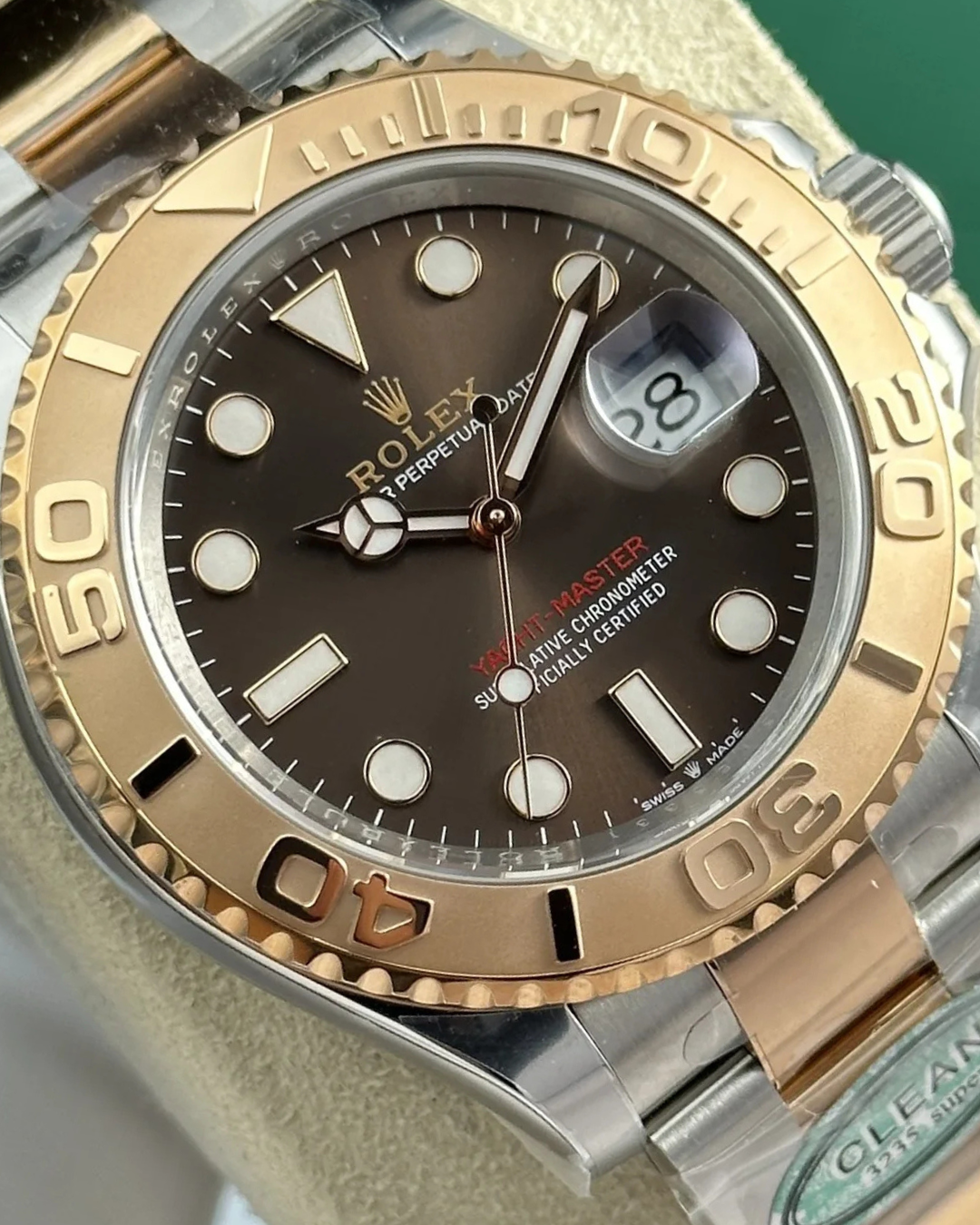 Yacht-Master Watch Mod Rose Two Tone Crown Edition
