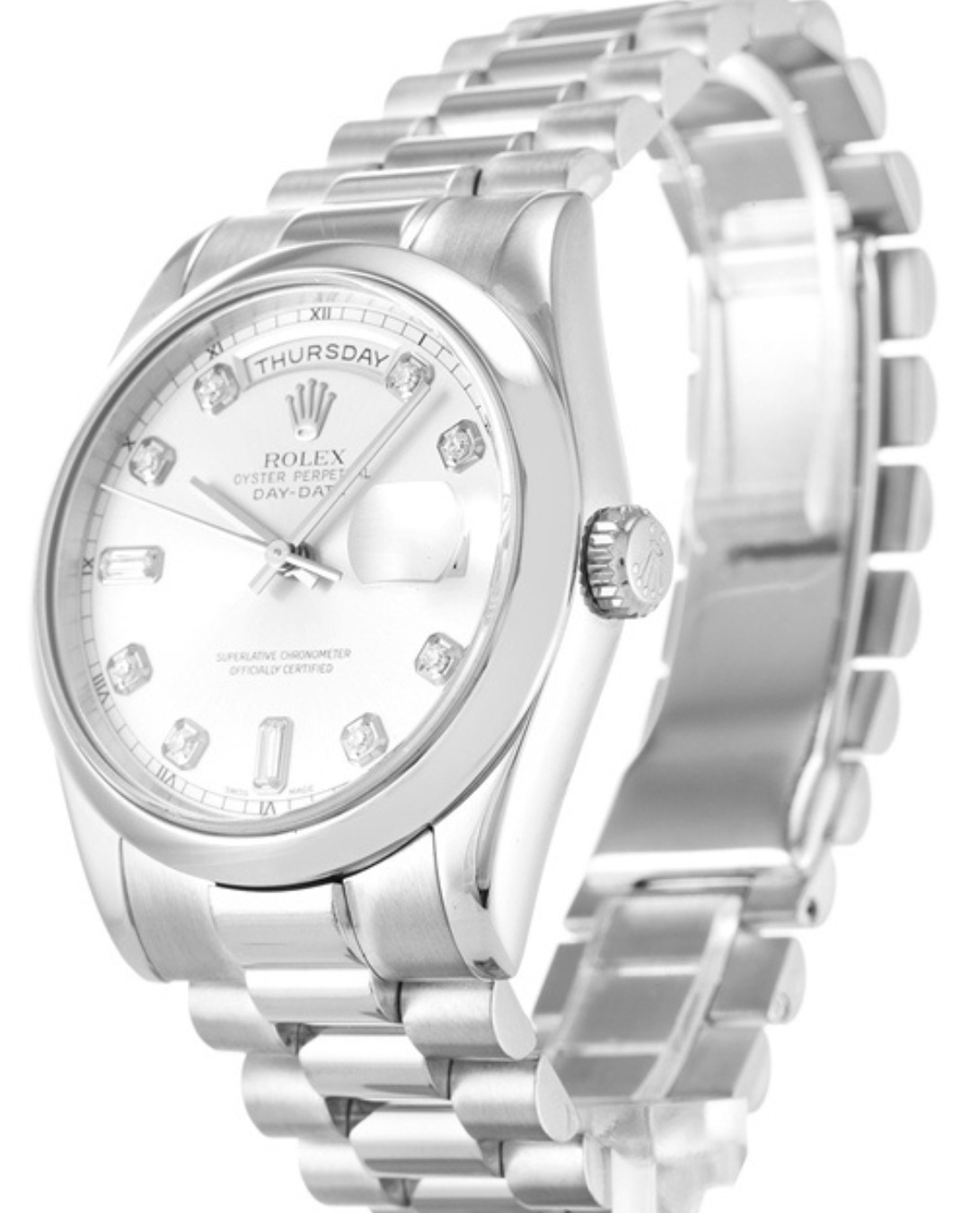 Day Date Watch Mod White Gold Edition