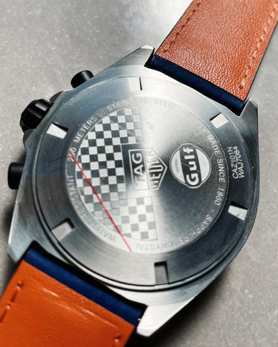 Formula 1 43mm Gulf Super Watch Mod Blue