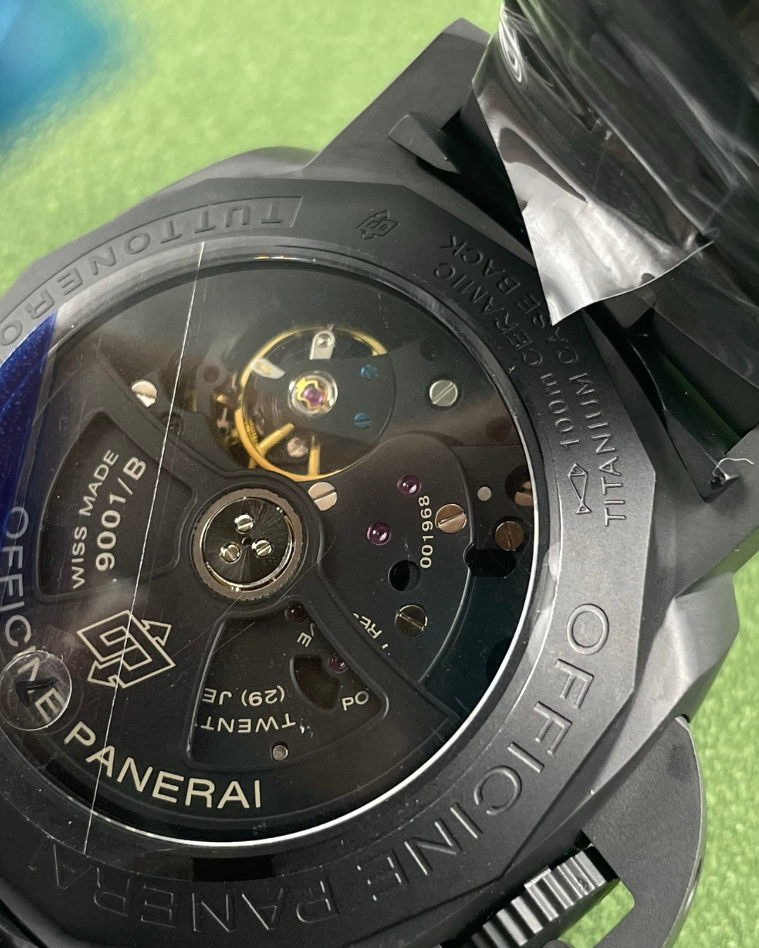Panerai Luminor 1950 Tuttonero GMT PAM00438 Ceramica Super Watch Mod Black