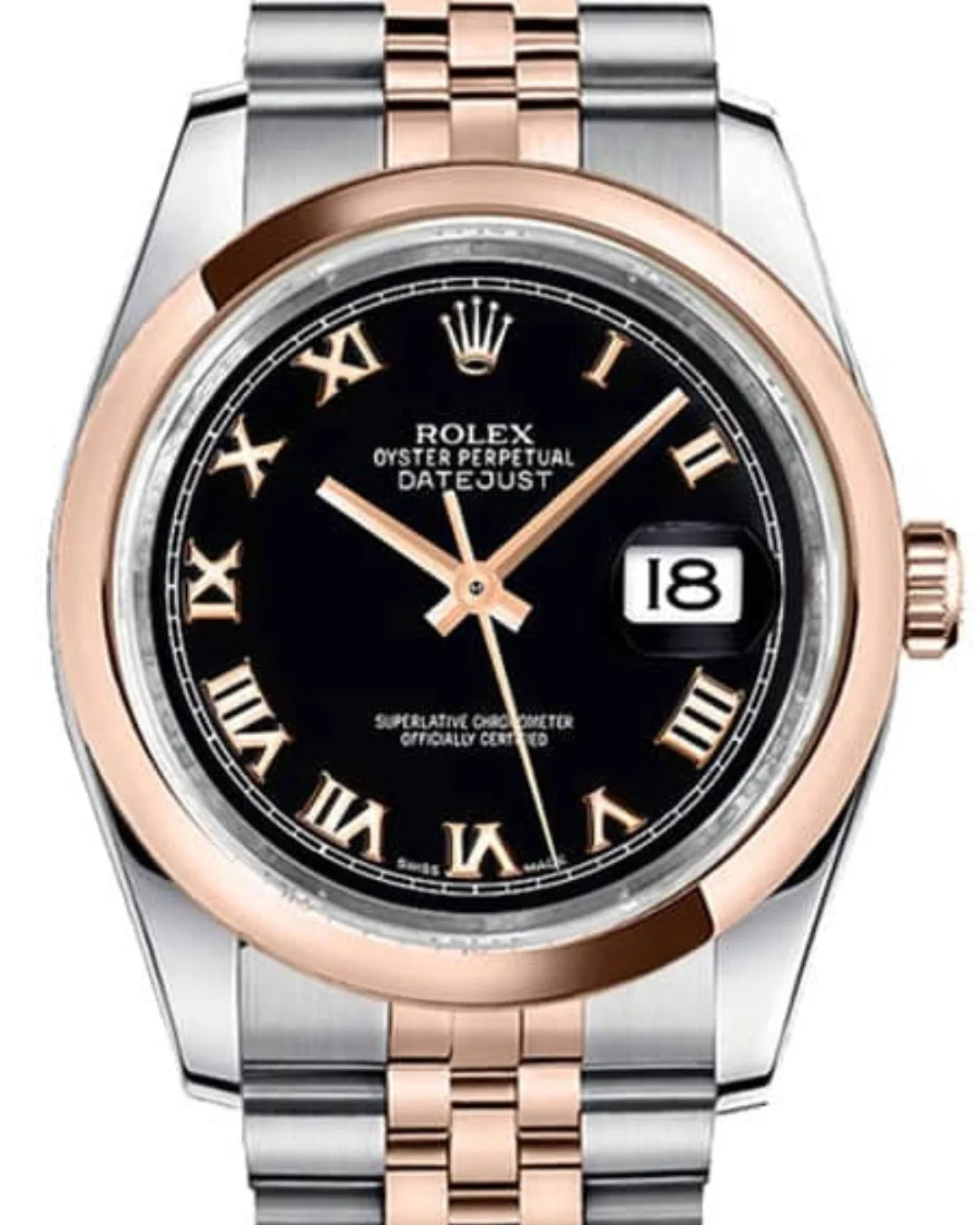 Rolex Datejust 36 116201 ’Roman Numerals’ Watch - Wristwatch
