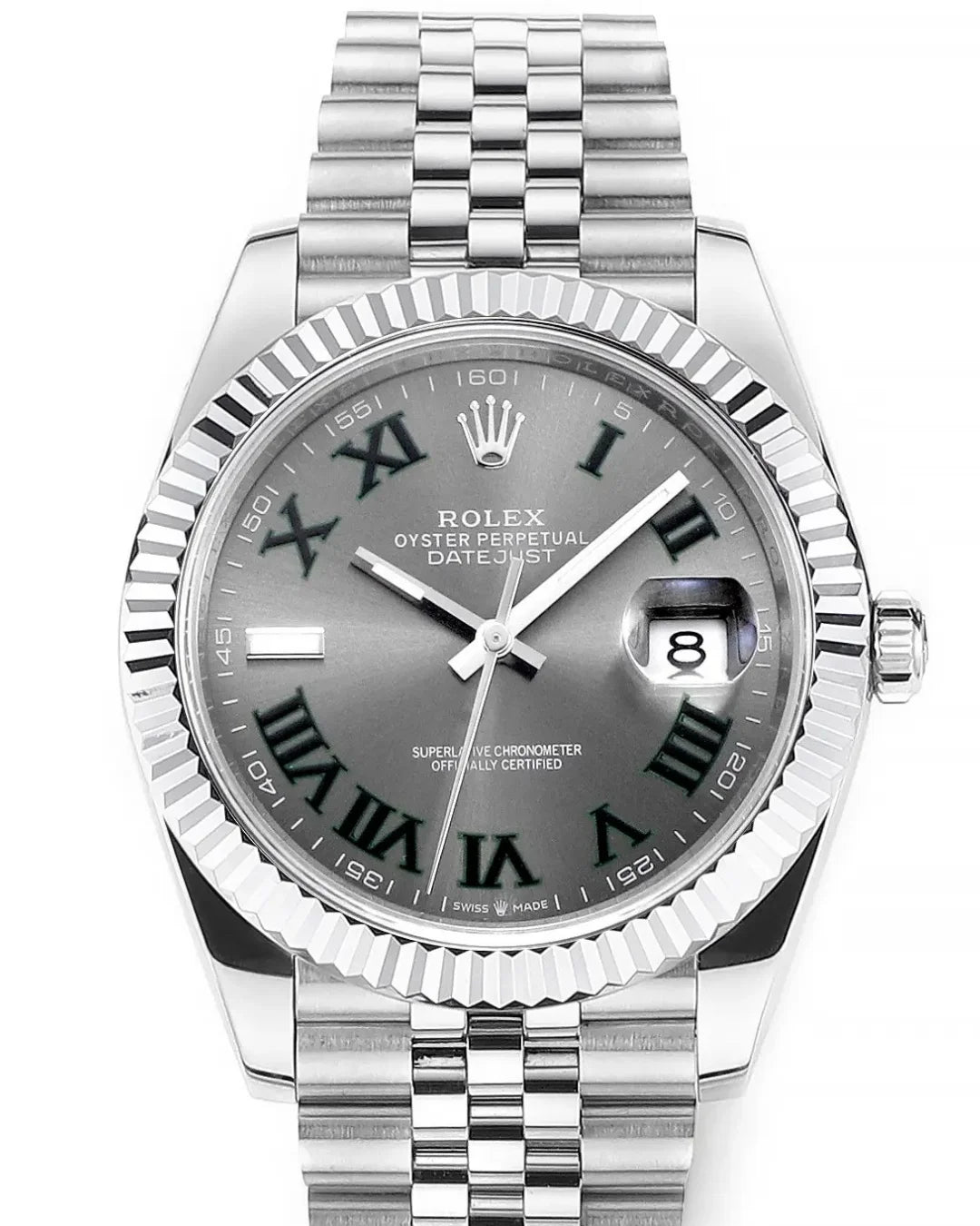 Rolex Datejust Silver Wimbledon 126334 Watch - Wristwatch