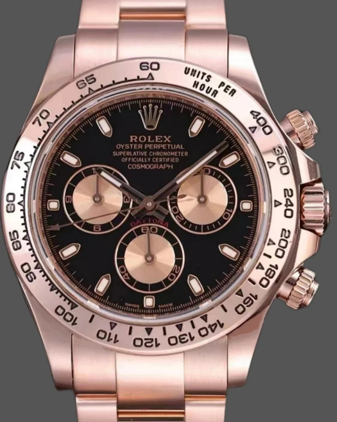 Rolex Daytona Rose Gold 116505 Watch - Wristwatch