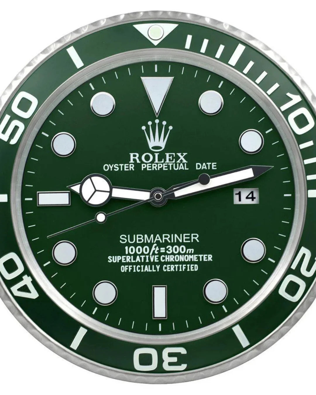 Rolex Wall Clock Submariner Hulk Edition - Wall clock