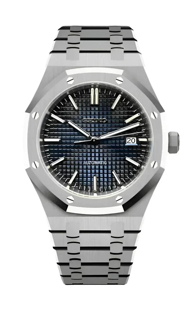 Royal Oak Watch Classic Blue Edition with stainless steel bracelet and sapphire crystal glass