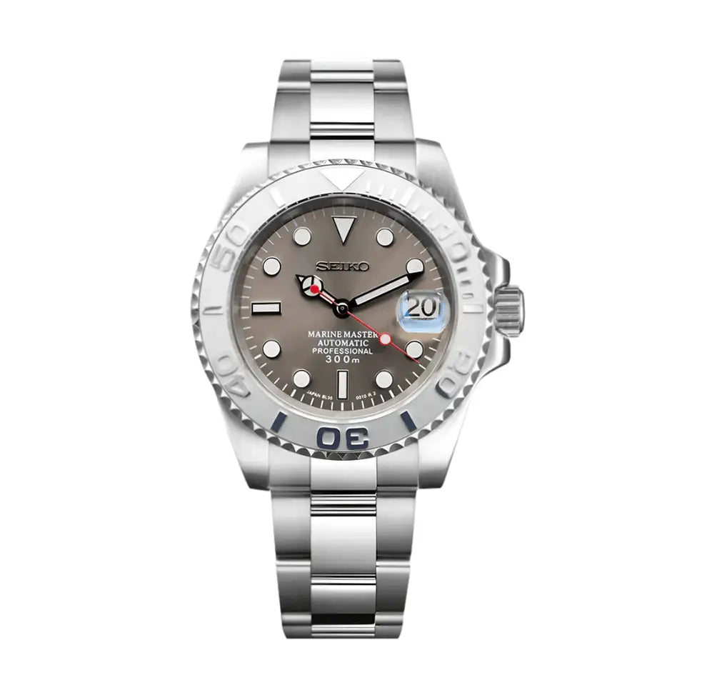 SEIKO MOD CUSTOM YACHT MASTER CHAMPAGNE WATCH - Wristwatch