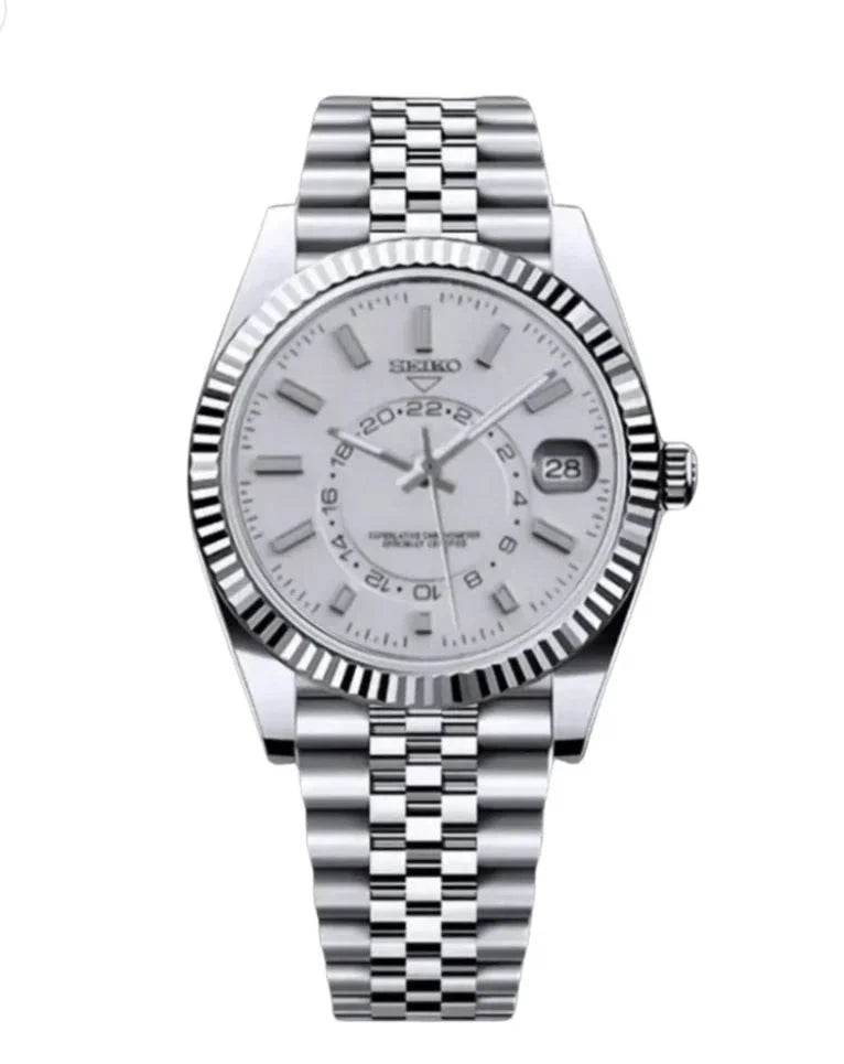 Sky Dweller Watch Mod White Edition - Wristwatch