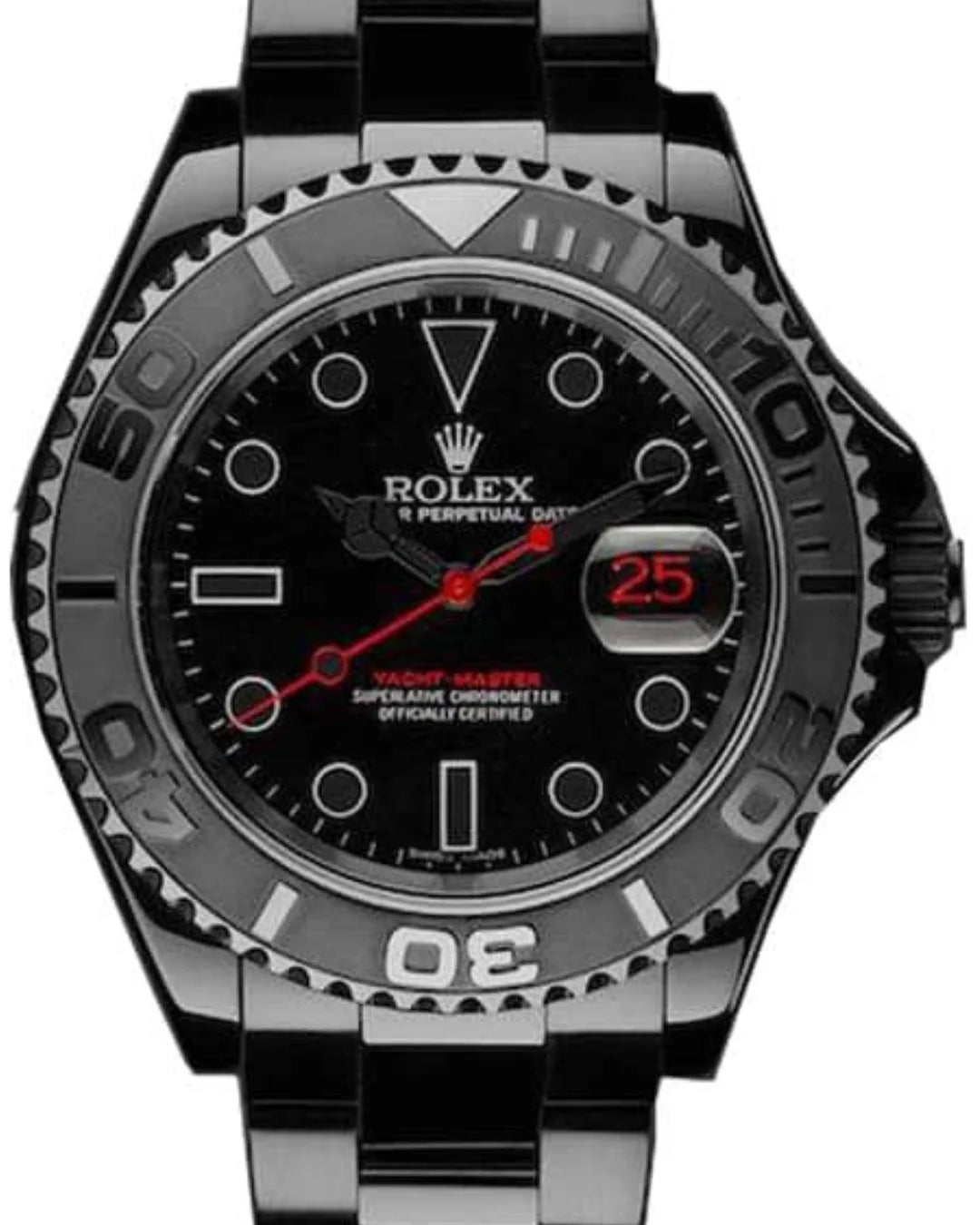 Yacht-master Sc 116622 Titan Black Watch - Wristwatch