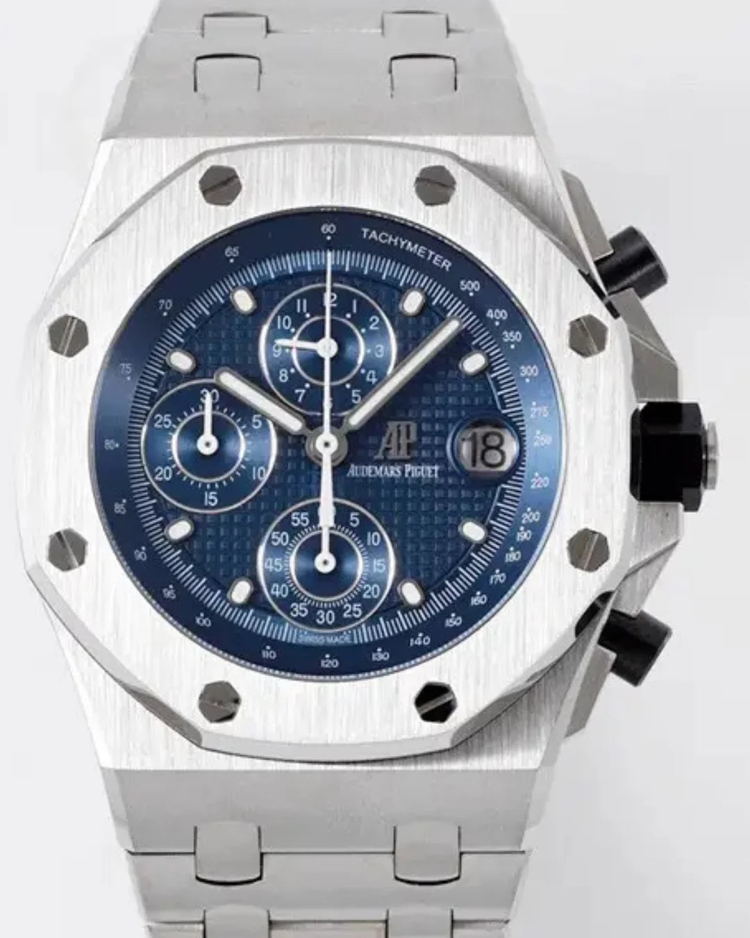 Audemars Piguet Royal Oak Offshore Blue Chronograph Watch 26237st.oo.1000st.01 - Wristwatch