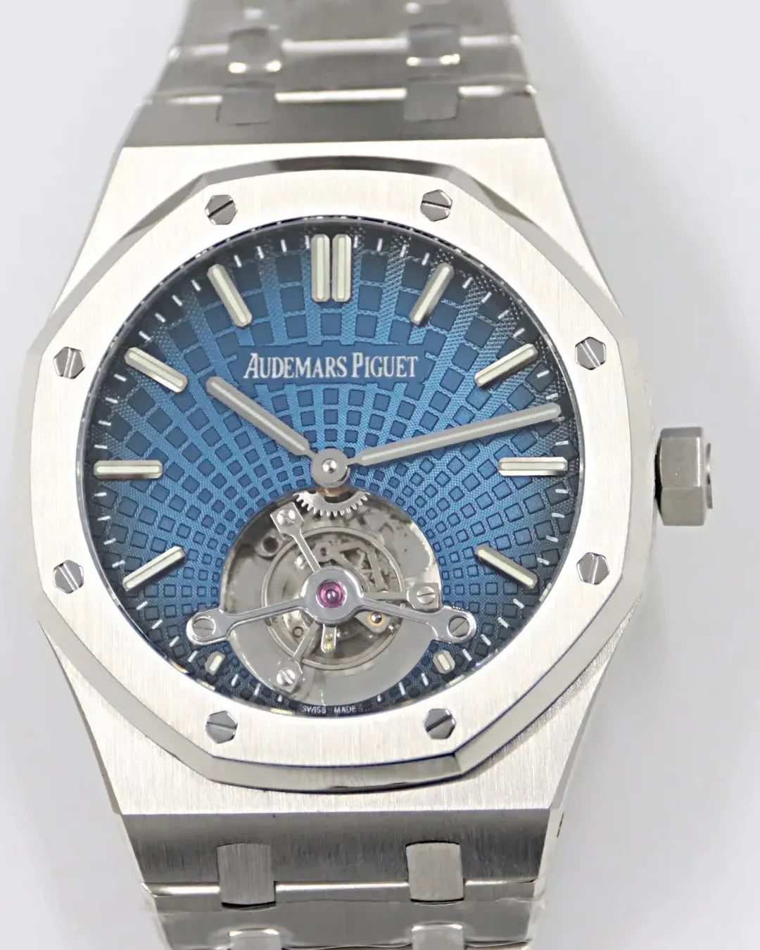 Audemars Piguet Royal Oak Tourbillon 26530st Blue Watch - Wristwatch